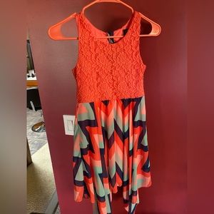 Lilt Kids Patterned Dress M(10-12)